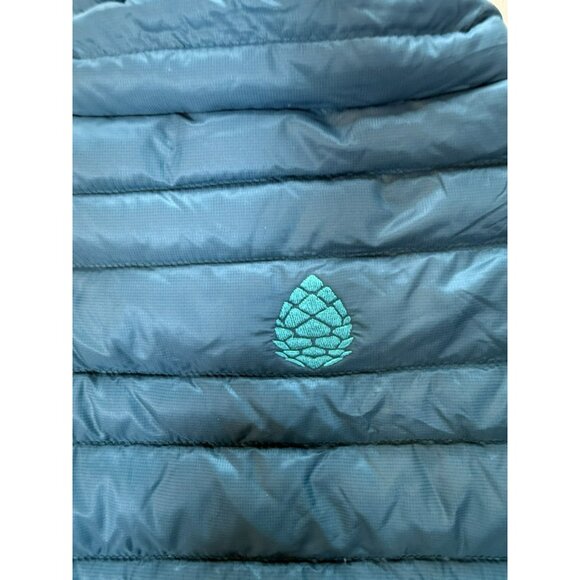 $249 Stio PINION 800 Down Sweater Fullzip Women's Med Hillside Spruce Green - Picture 11 of 16